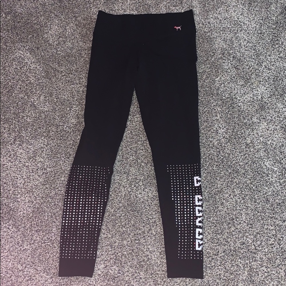 PINK sparkle leggings